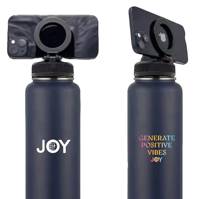 JOY Juomapullo 0,7l - Puhelintelineellä