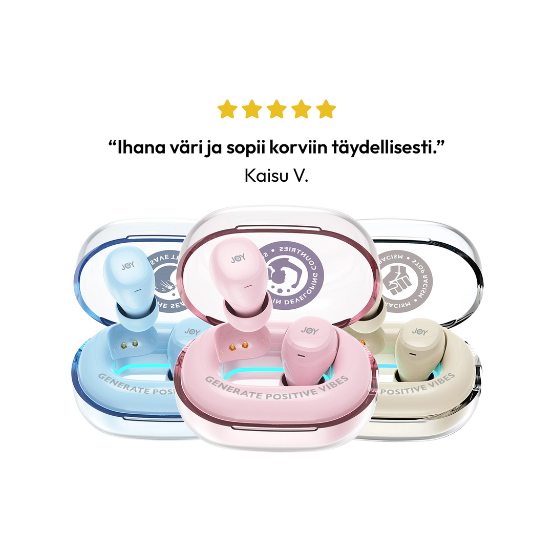 3 auricolari Koru kpl paketti KAJ