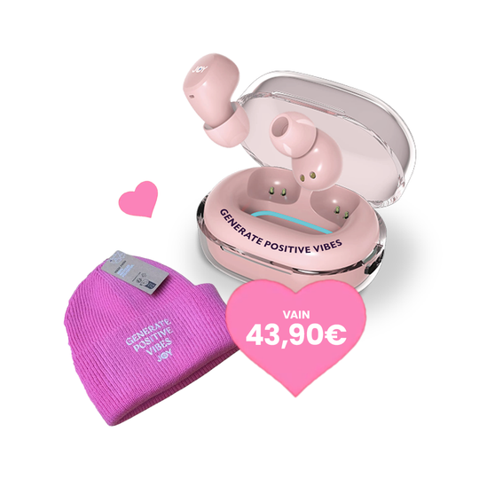 Cuffie Koru Berretto JOY rosa e splendido