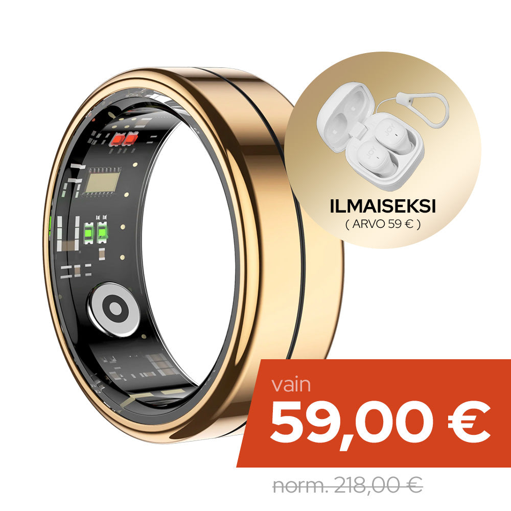 JoyR+ älysormus! Isänpäivän erikoiserä vain 59 €! + kuulokkeet lahjaksi Sinulle - SALAINEN ALE